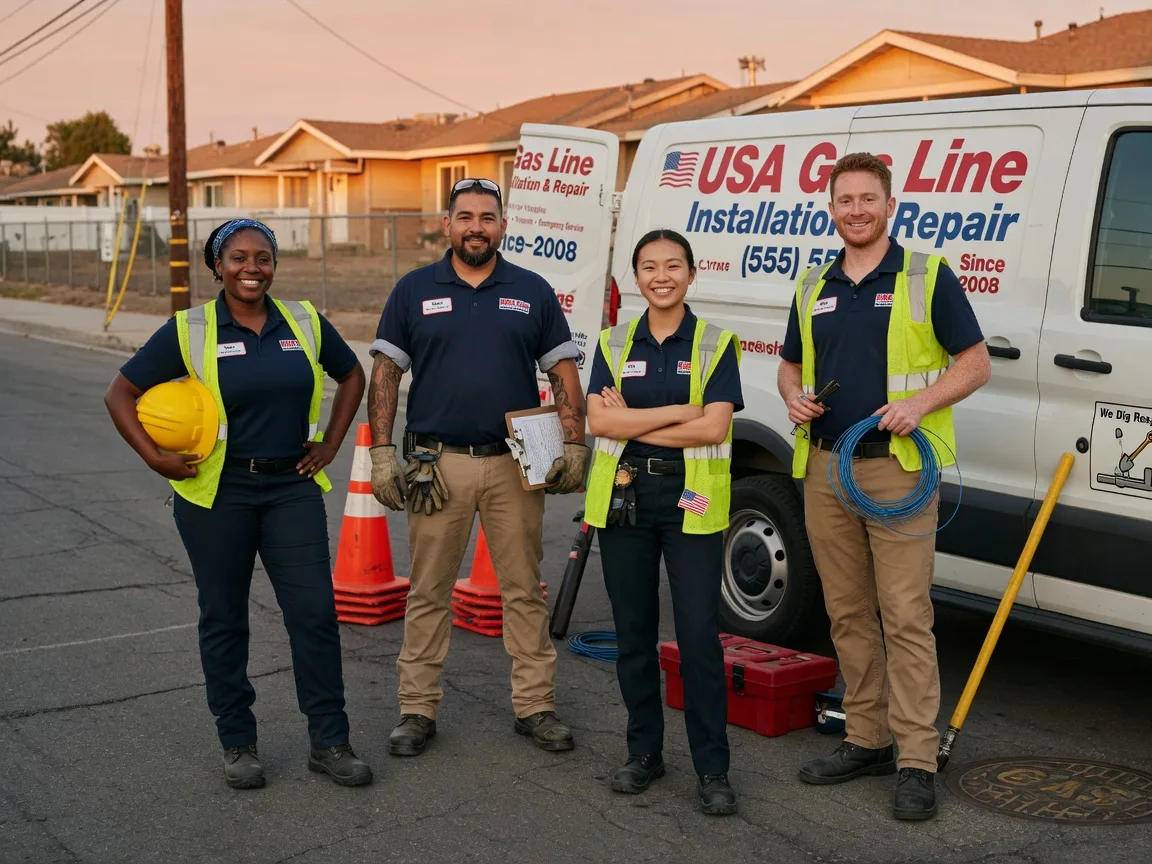 Gas Line Installation company in Burson, CA